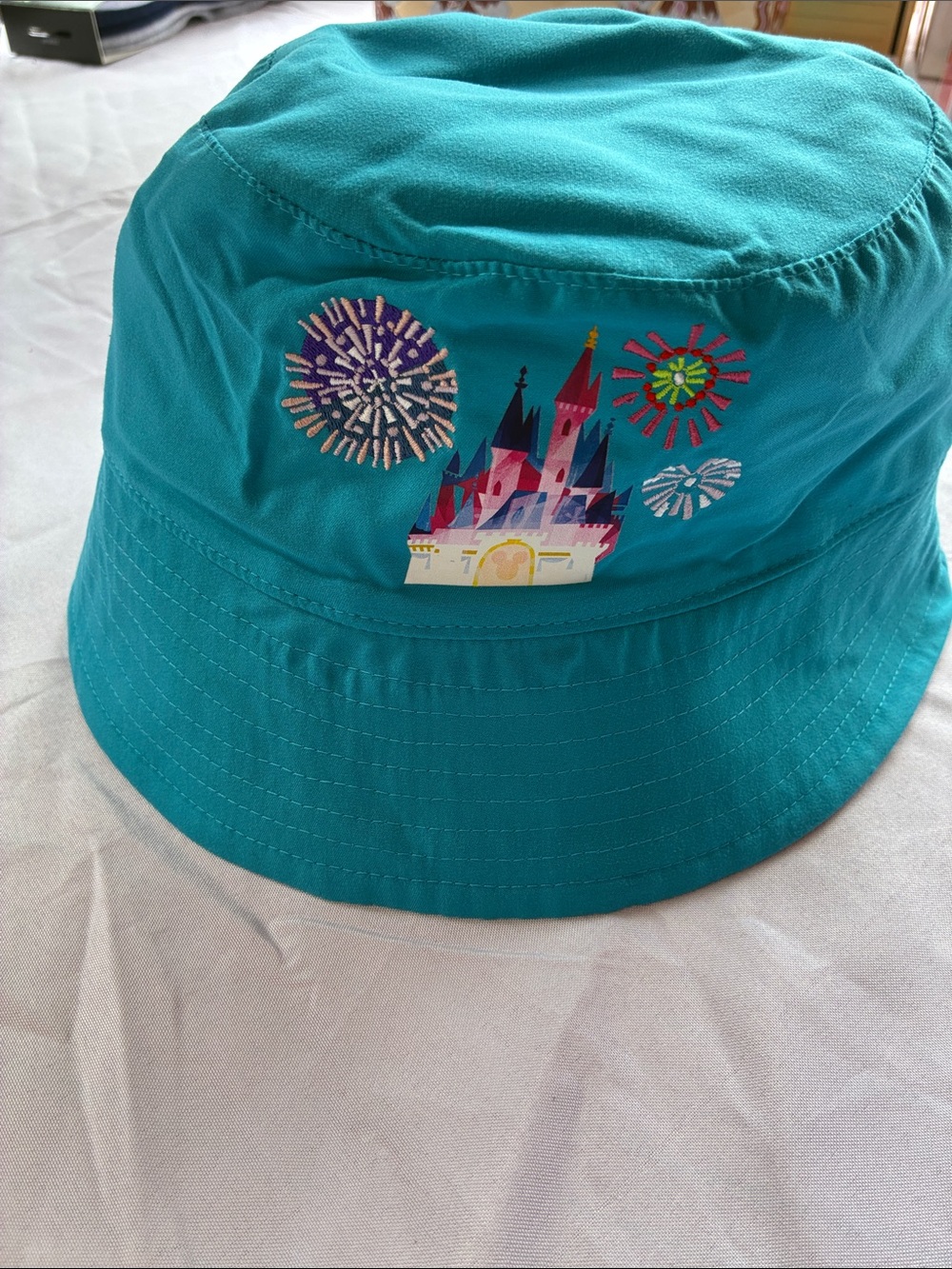 New Adult Disney Reversible Bucket Hat Joey Chou Pattern NWT